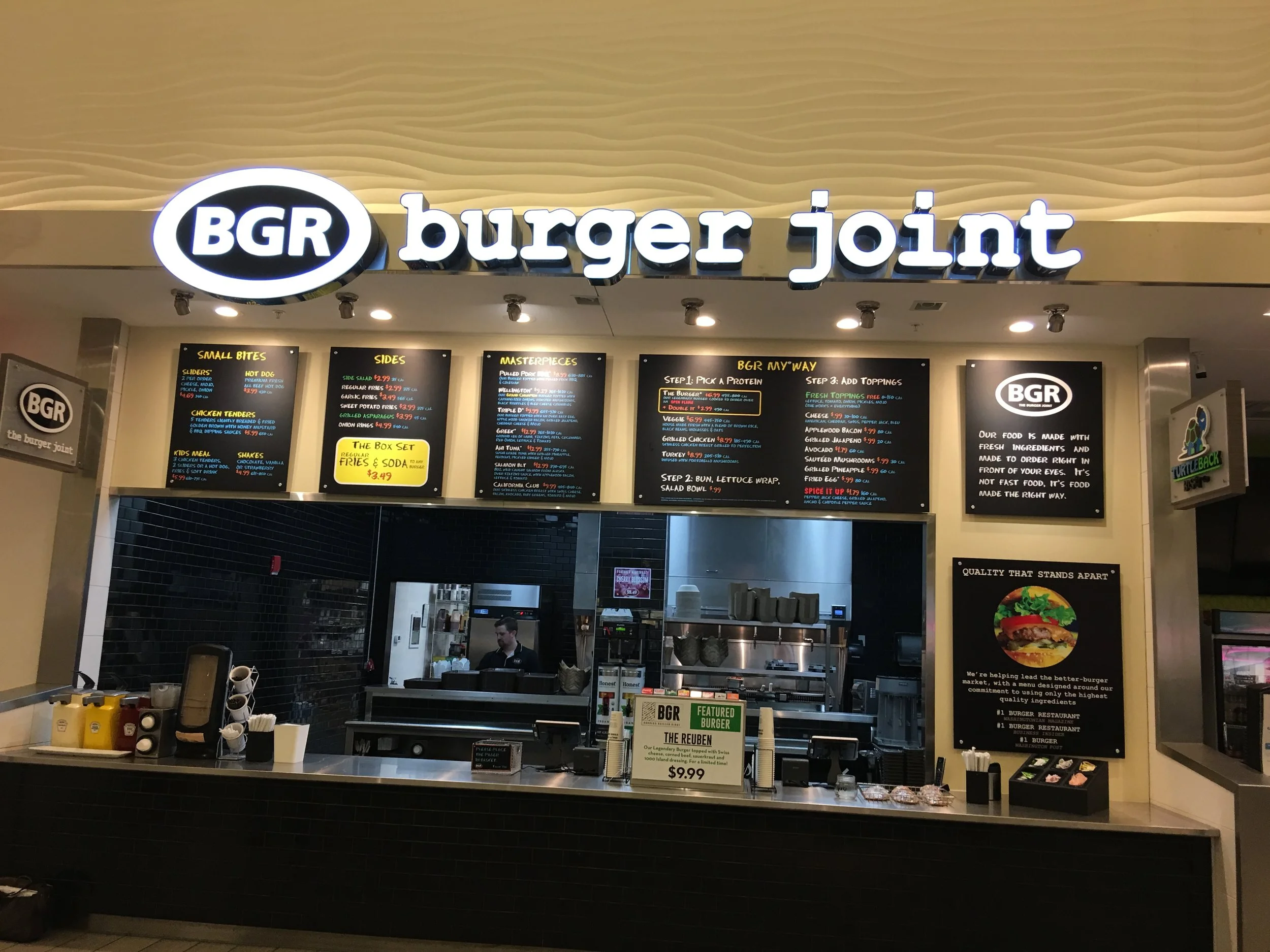 Their most recent menu design