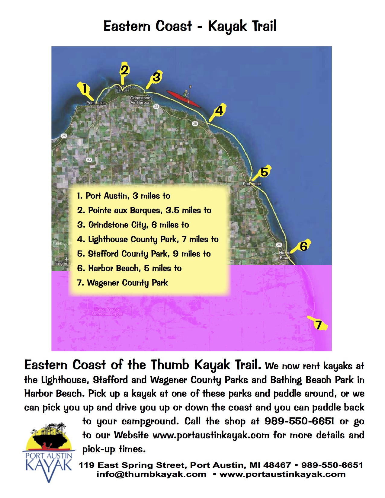 Eastern Coast Trail Port Austin Outdoor Adventure