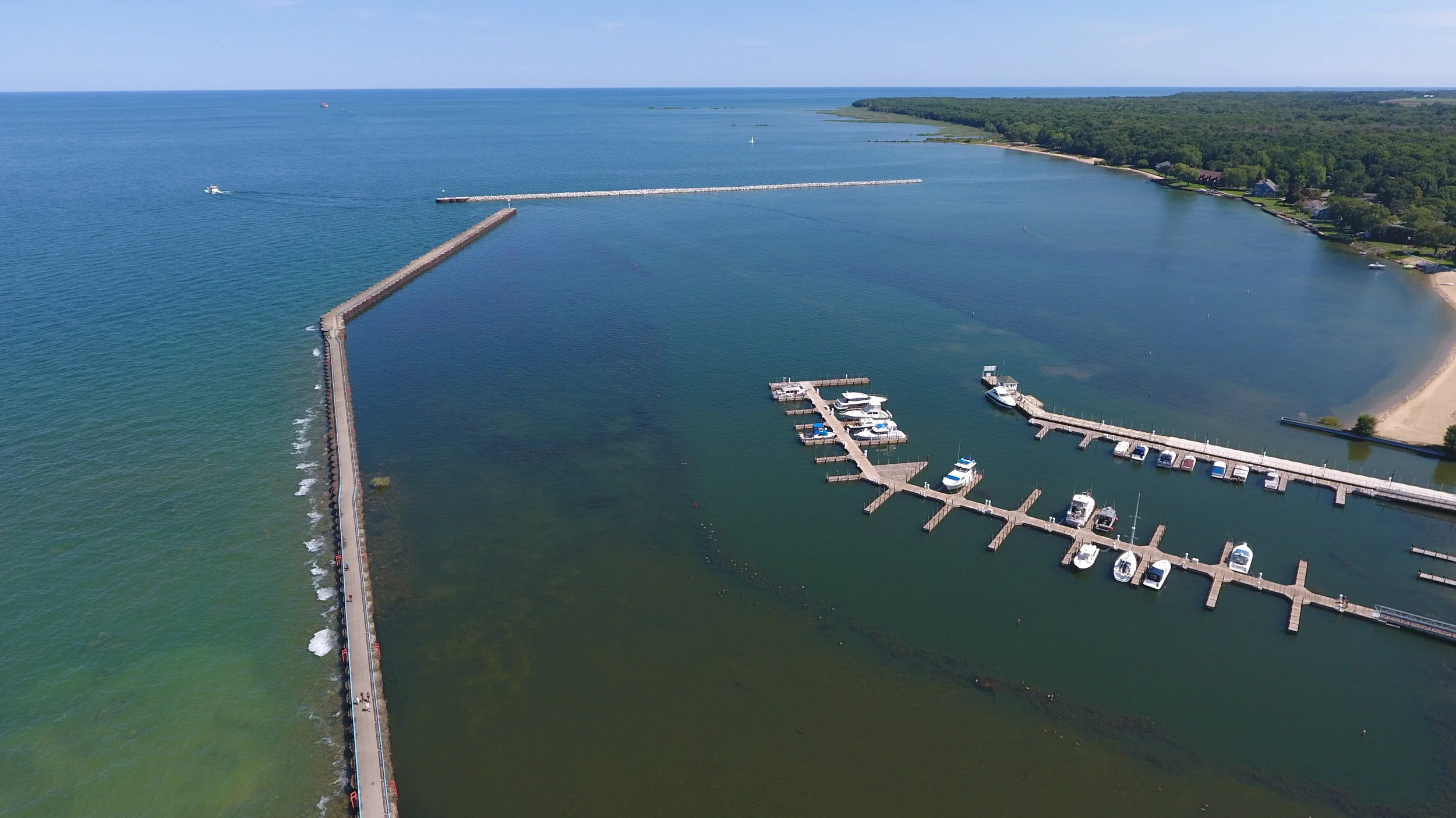 Port Austin Break Wall — Port Austin Outdoor Adventure