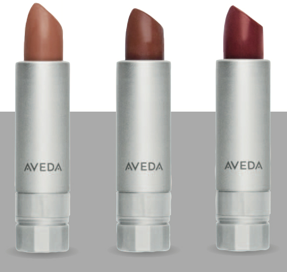 Aveda has led the sustainable packaging trend with products like Nourish-Mint, a lip color housed in a refillable, recycled resin lip case.