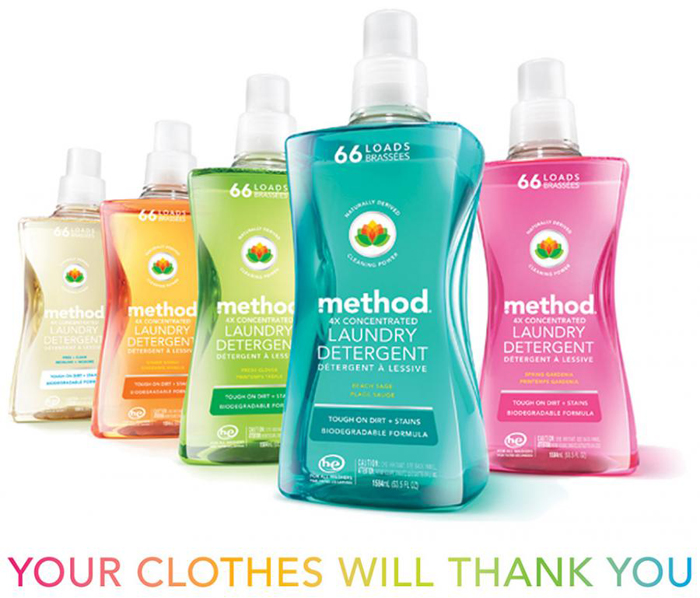 Method's 53-oz 4x Concentrated Laundry Detergents