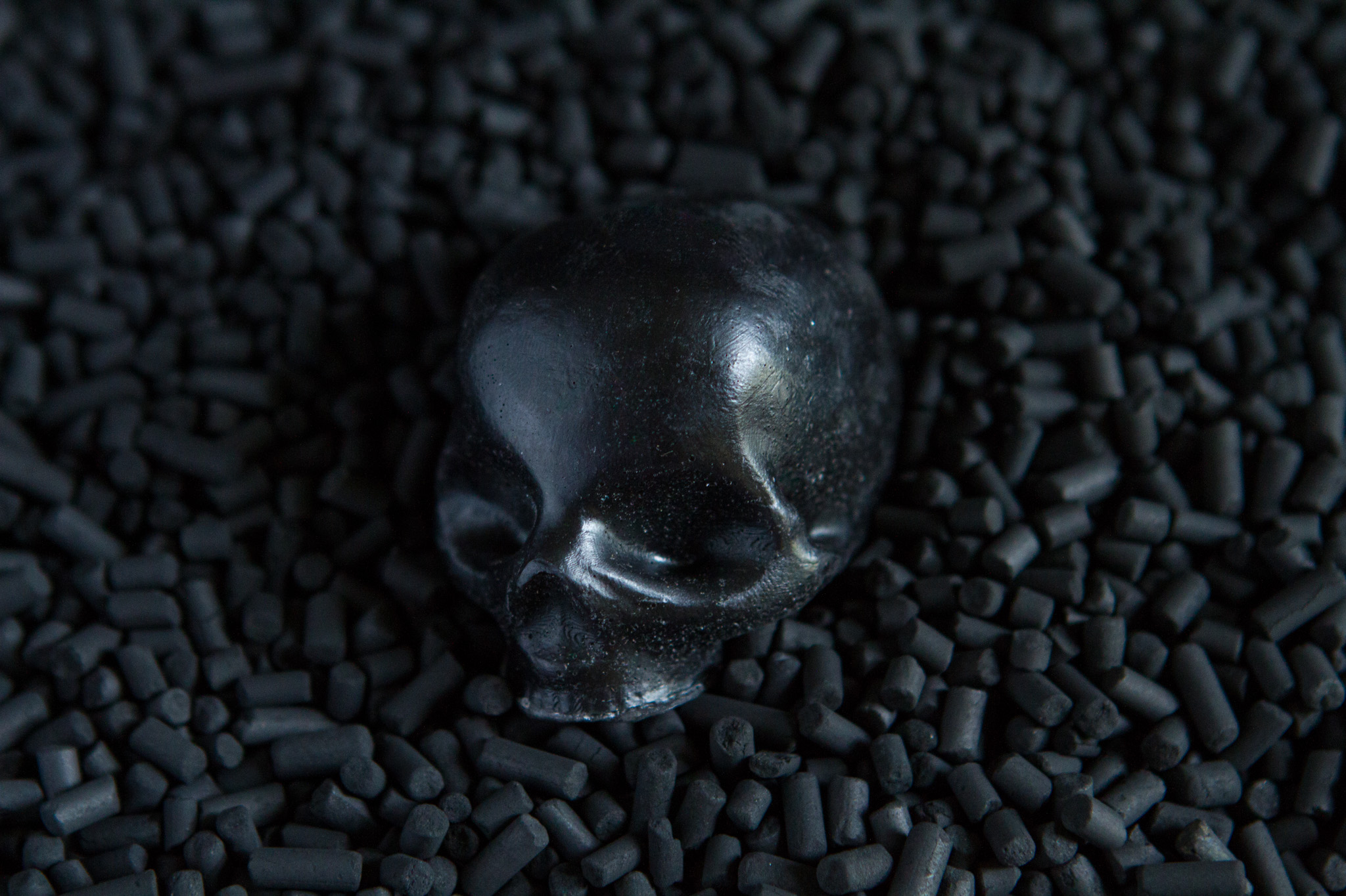  Activted charcoal skull soap for Rebels Refinery 