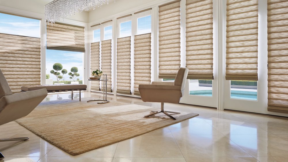 MODERN ROMAN SHADES