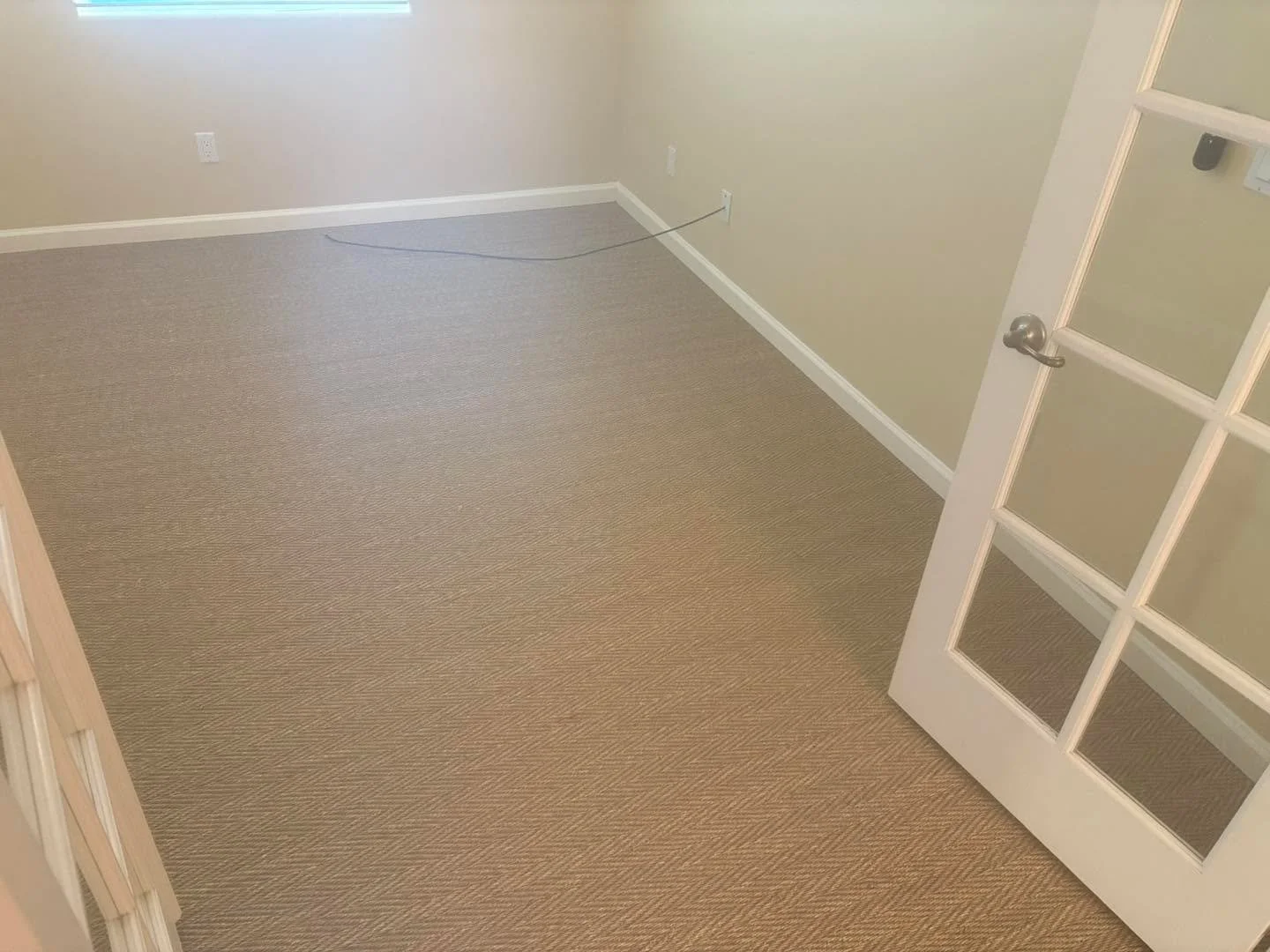 &ldquo;Wow! Your team did an AWESOME job!!&rdquo; - Brigit B, 
Coming back from the holiday weekend, this message from our customer is all the motivation we need. 
This stunning Sisal carpet is from Design Materials, Inc.  and takes great skill to in