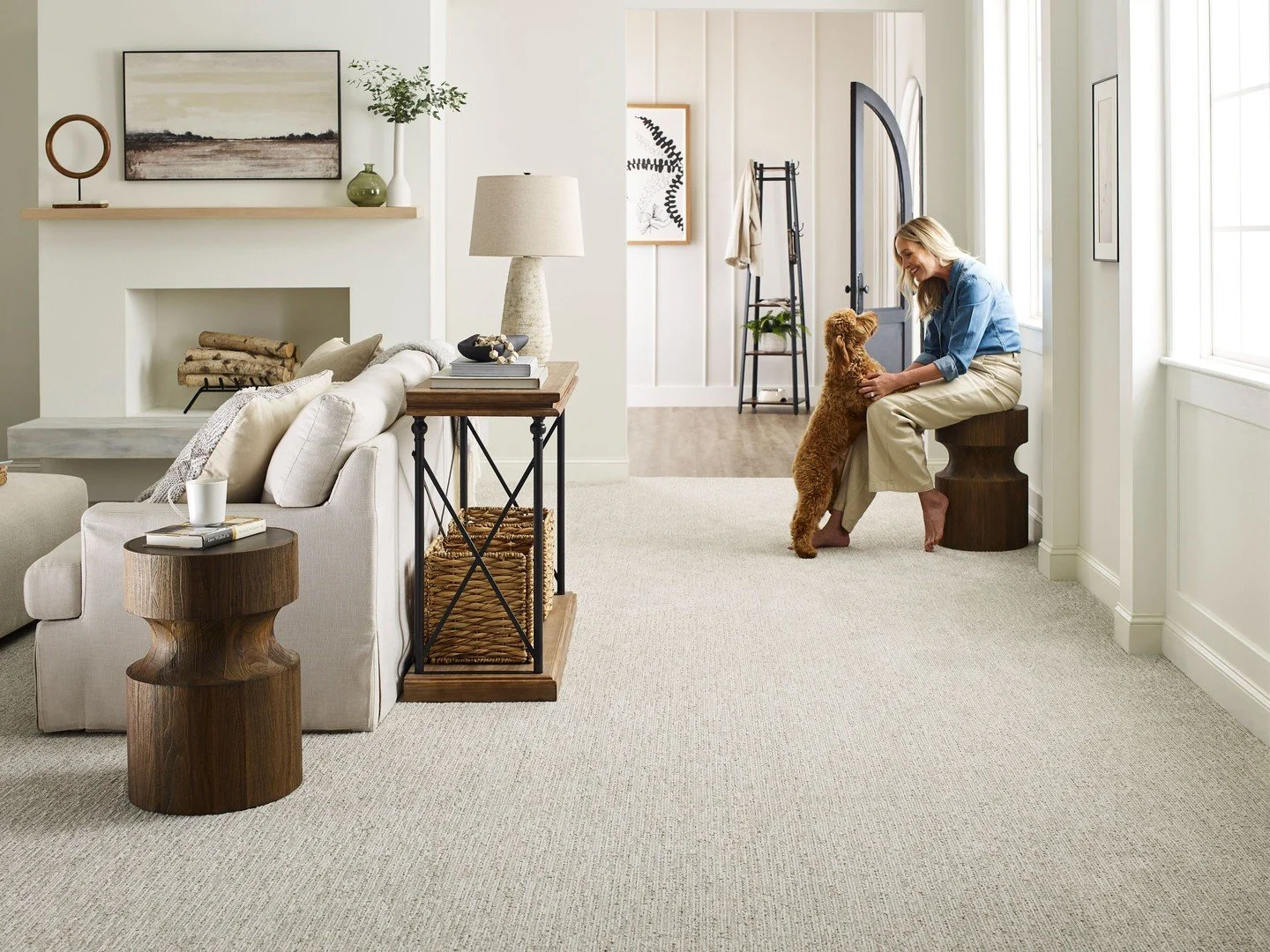 Smooth Sailing brings luxurious softness and comfort to your living room, providing the perfect backdrop for playful afternoons with your furry best friend. ✨🐾
Smooth Sailing 4001 Playa

#LivingRoomGoals #PetFriendlyHome #LuxuryCarpet #CozyHome #Dog