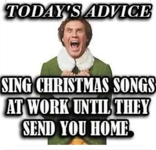 Today's the day we'll be singing in the showroom until 2:00, then we're turning on our holiday hours closing for the rest of the week. 🎄Happy Chistmas Eve!