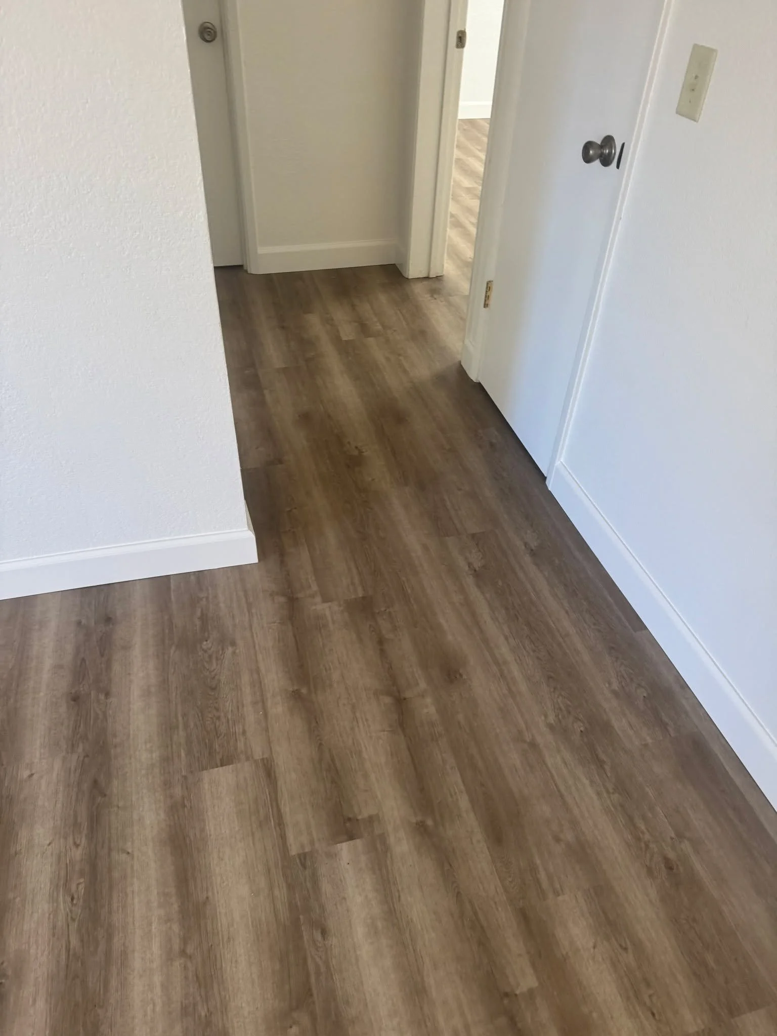 What pairs perfectly with our latest project?
Our expert installation services. This rental property got a makeover with our worry-free @coretecfloors in the style of Copano Oak. 
Why COREtec for a rental property?
100% waterproof, kid-proof, pet-pro