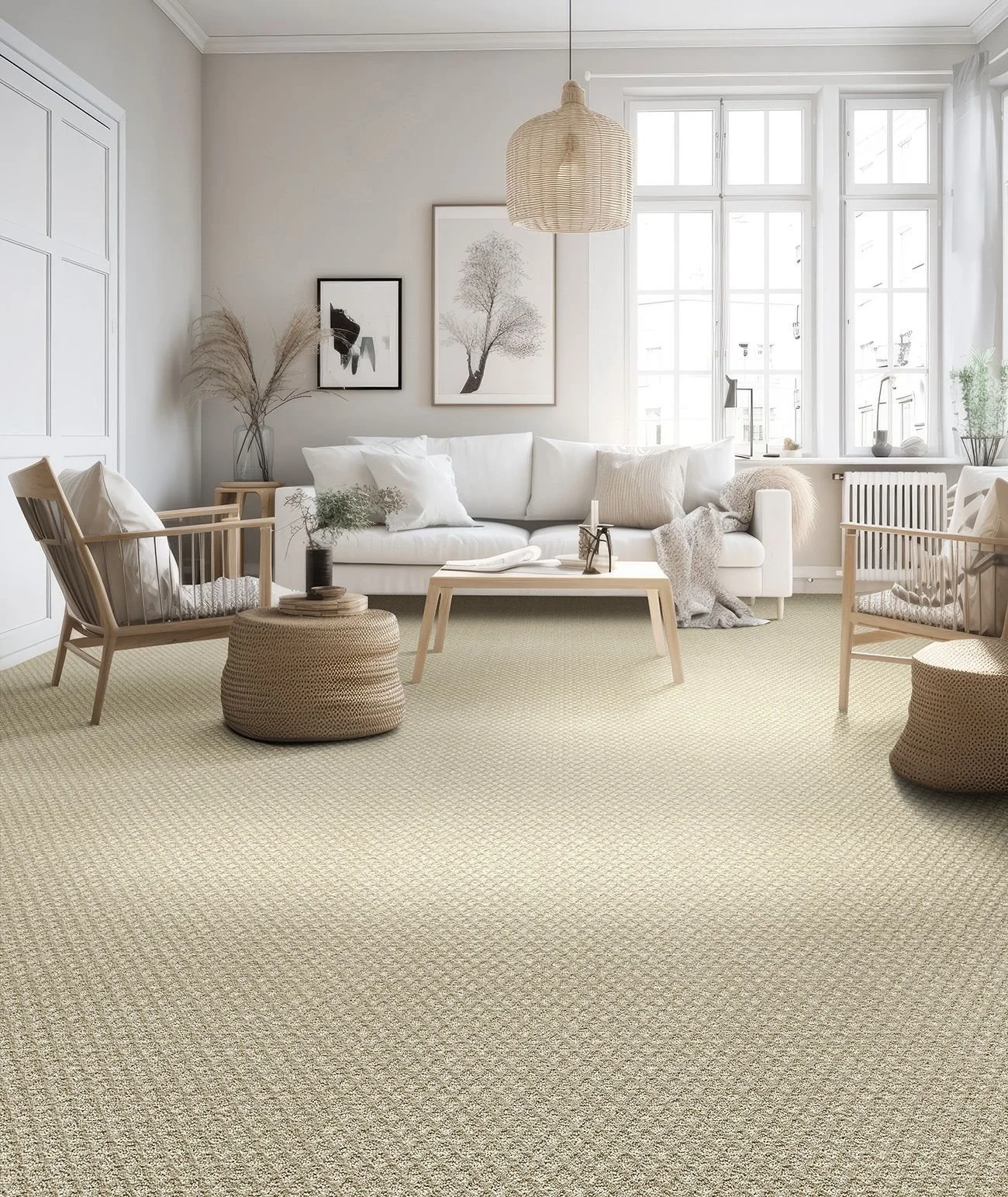 Design a sanctuary where comfort meets sophistication. ✨ Capri adds a luxurious, soft foundation to create a cozy and inviting space that feels effortlessly chic. 🏡 
Capri 6317 Soft Pine

#NeutralDecor #LuxuryCarpet #CozyHome #InteriorDesign #Elegan
