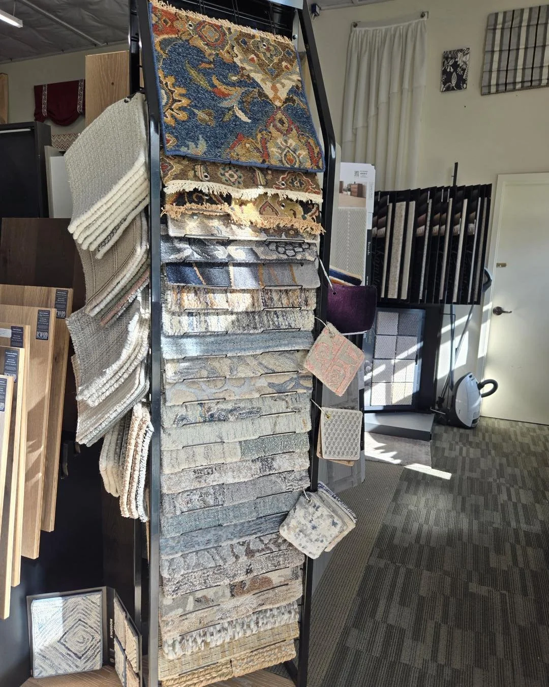 Fresh new looks have just arrived to our showroom. 
Featuring RevWood high performance flooring. 
And, we&rsquo;ve updated our Jaunty area rug collection with 20 new samples of stunning patterns and beautiful colorways. 
The two make a perfect pair f