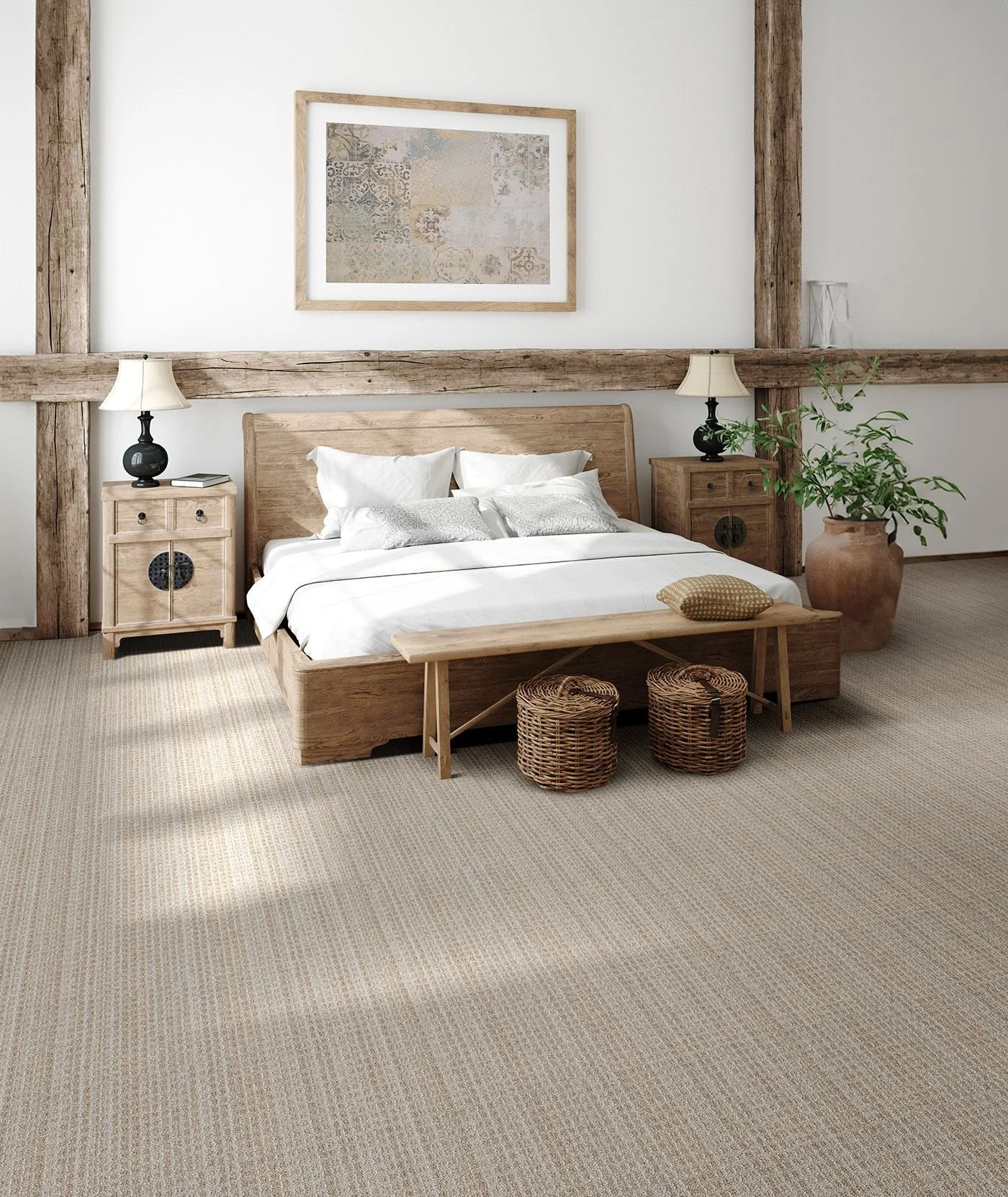 Create a sanctuary of style and softness with Windsor carpet. It's designed to complement rustic elegance while adding a layer of sophisticated comfort. 🏡 
Windsor 8073 Sandymount

#RusticDecor #NaturalTextures #LuxuryCarpet #CozyHome #BedroomGoals 