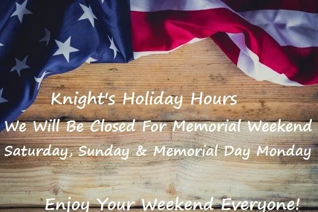 Can you believe Memorial Day weekend is already here?
Knight's showroom will be closed for the holiday weekend.
We wish you all a safe and happy Memorial weekend.
.
#Knightscarpetsandinteriors
