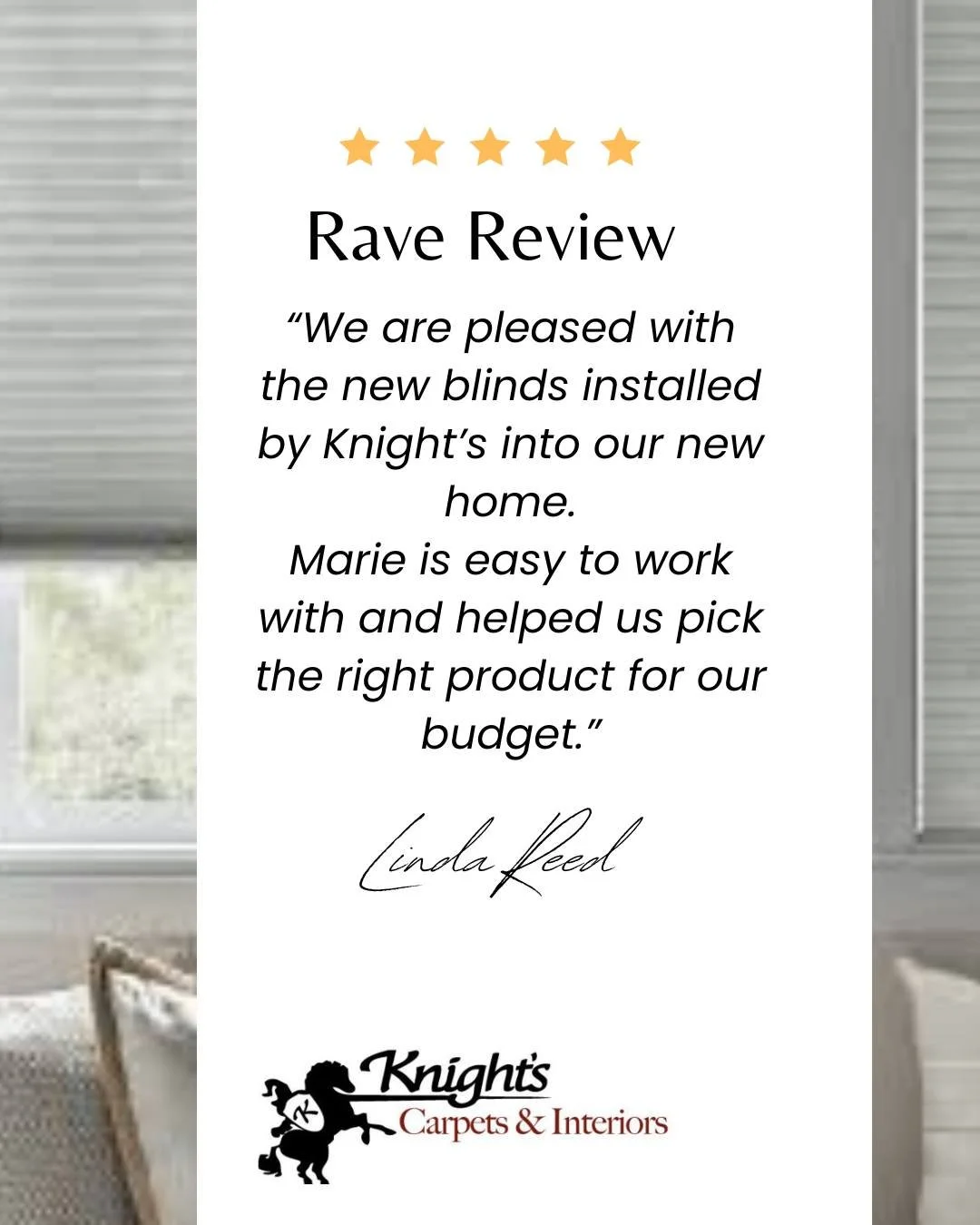 Happiness is 💕
We're not working for the Rave Reviews we receive, but they sure bring a smile to our face. Our customers taking their time to acknowledge our services is a welcome surprise! We are thankful to the Reeds for their business and their R