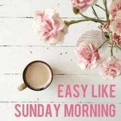 Easy like Sunday morning. ☺️ Enjoy your day!