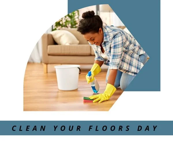 Today is Nat'l Clean Your Floors Day! 💦
Before you start celebrating (Ha!), here are a couple of tips to consider:
1. Hardwood floors and water don't mix.
2. The quicker you get to spills on the carpet, the better the results.
3. When you're not sur
