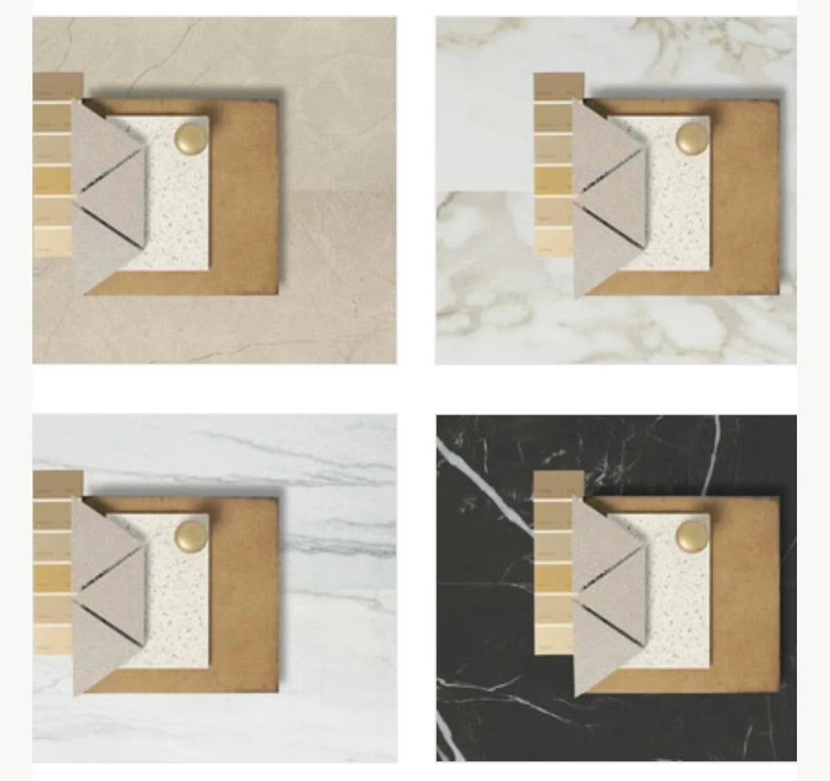 Decisions. Decisions. Decisions. 
Which countertop will you choose to complete the selections for this kitchen renovation?
.
#kitchenrenovation #countertops #daltile #Knightscarpetsandinteriors
