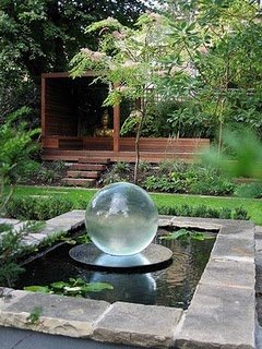 Glass Sphere Fountain