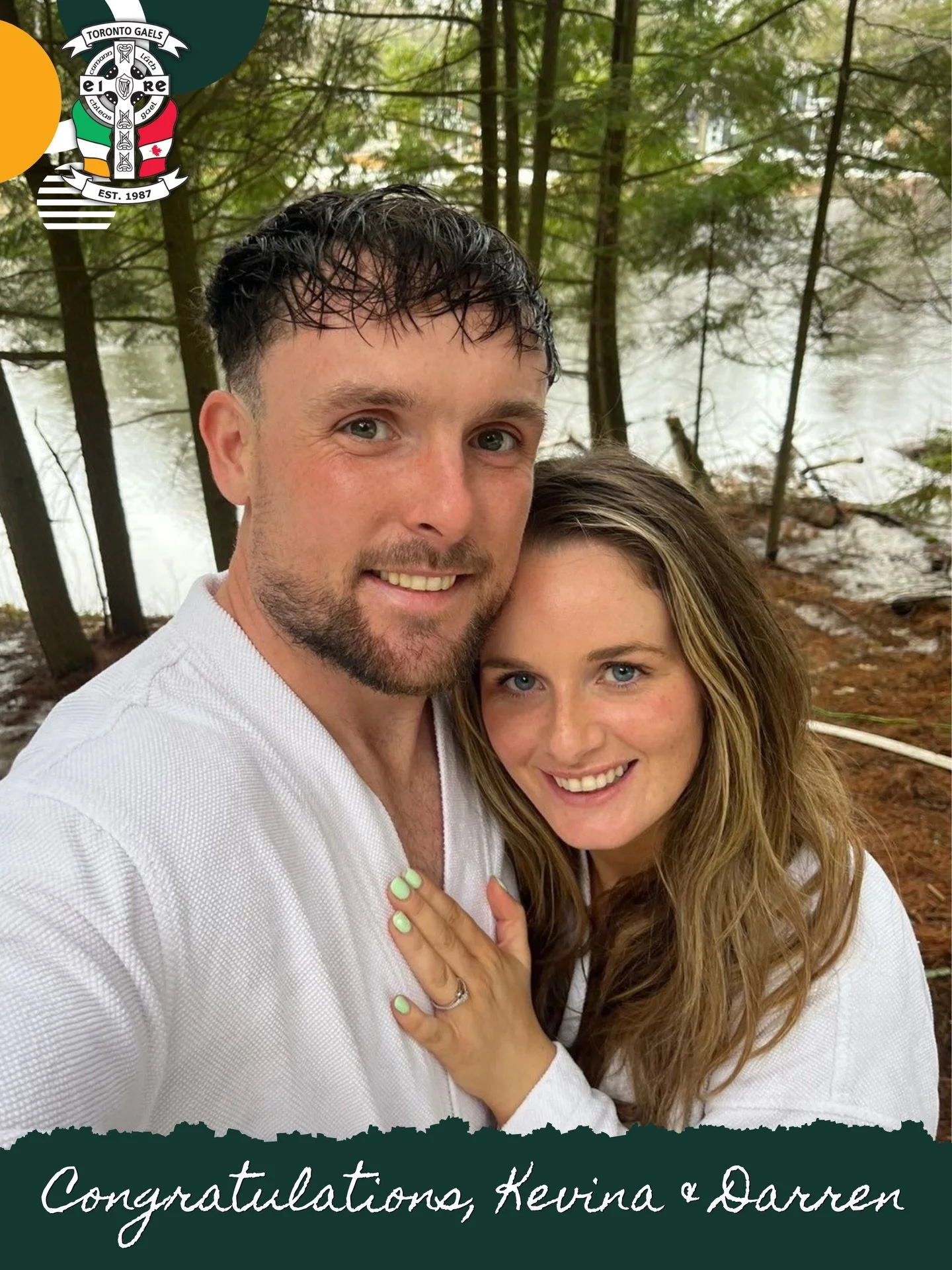 Big celebrations at the Gaels this weekend! 

Massive congratulations to two of our very own, @kevinadunleavy14 &amp; @darrencoleman123 on their engagement this weekend! We&rsquo;re so happy for you both! 🍾🥂💍
