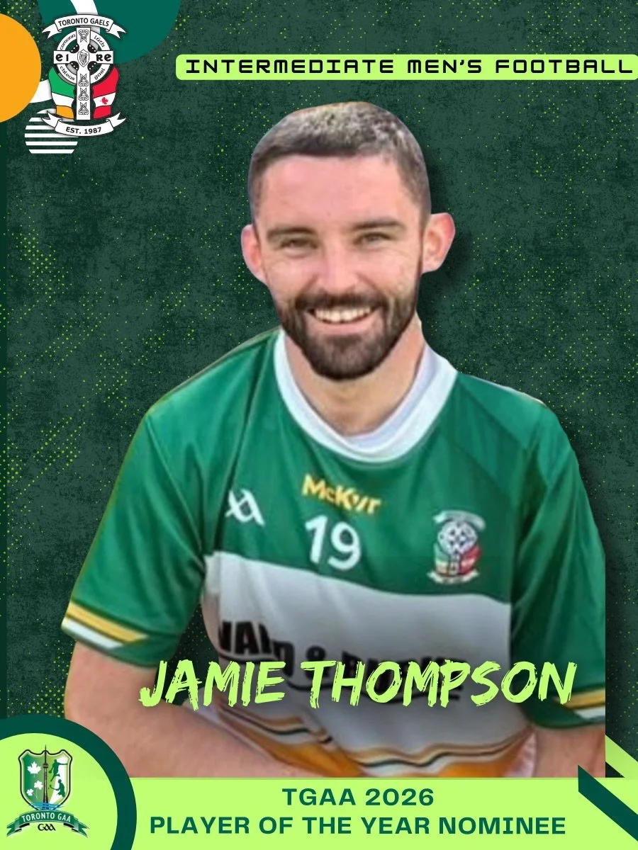 Incredibly proud of our intermediate men&rsquo;s team nominees for @torontogaa 2026  player of the year! Winners are announced this Friday at the @torontogaa awards night!