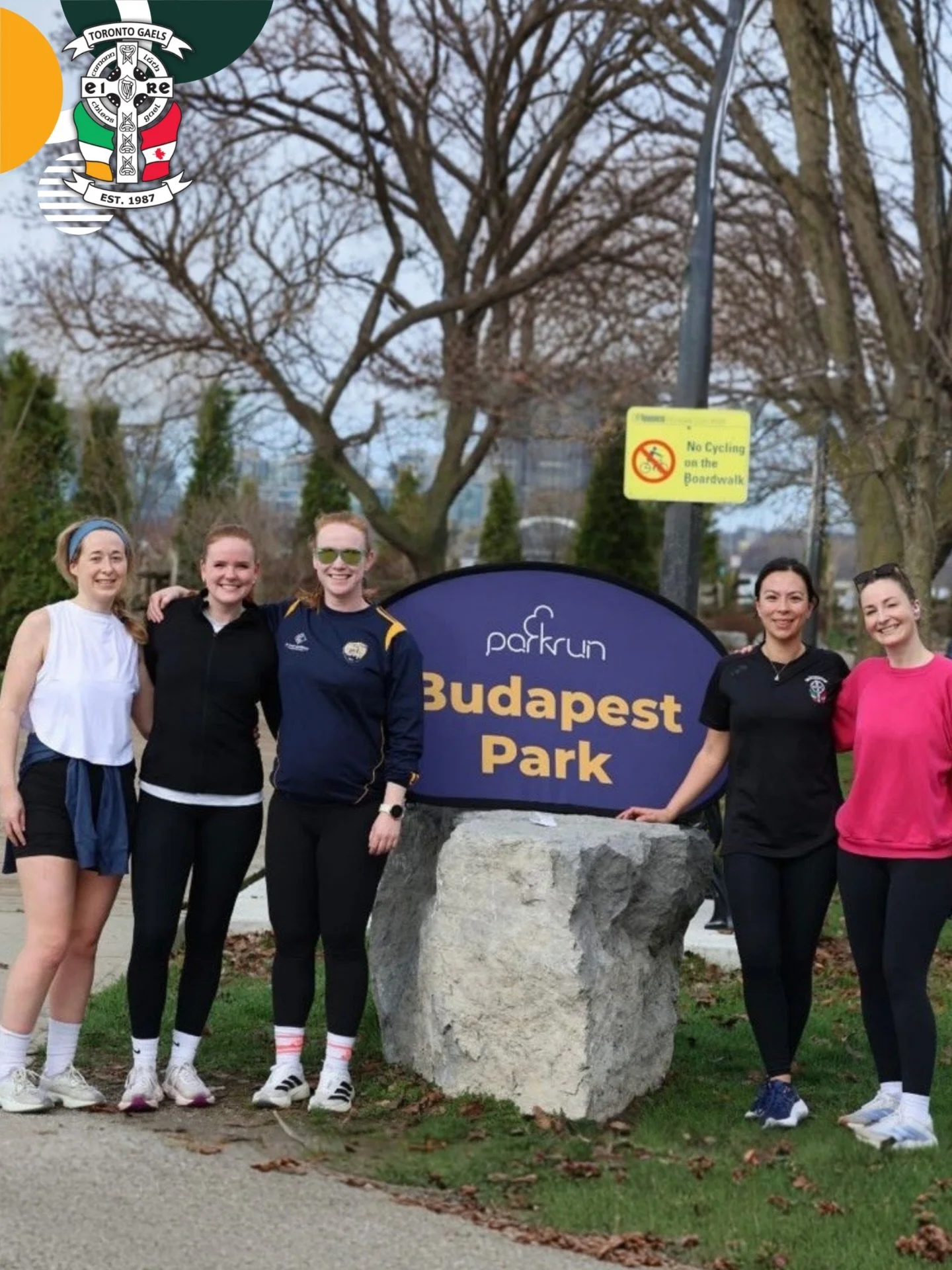 Two Saturdays down, two to go. 💚
We&rsquo;ve been loving the @budapest_park_parkrun this April, a free weekly timed 5k right on the Toronto waterfront. Open to everyone. runners, walkers, all paces, no pressure.
We&rsquo;re there every Saturday in A