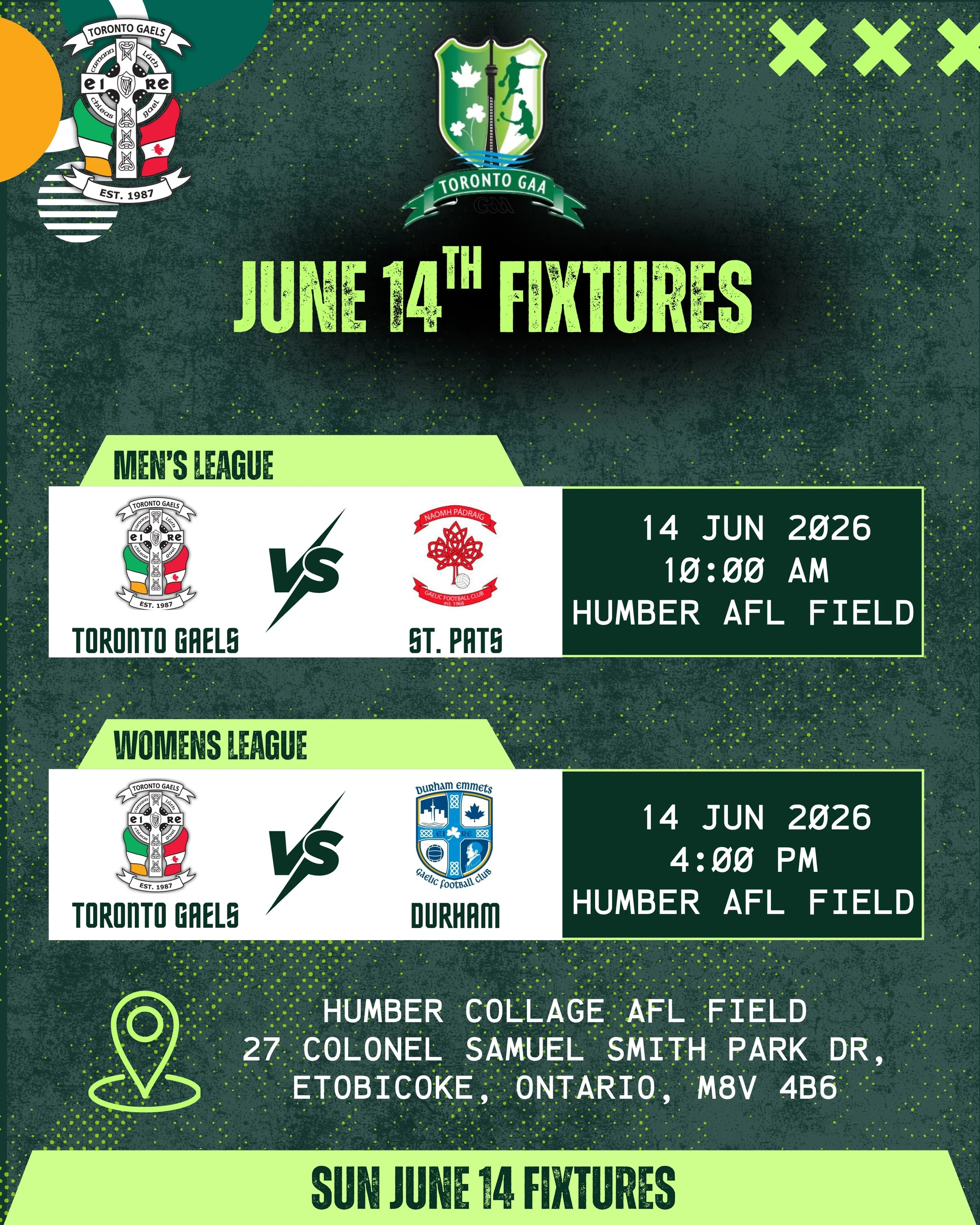 You&rsquo;ve seen the buzz. You&rsquo;ve heard the hype. Toronto has gone football mad.

The biggest games of the summer are happening this weekend .

&hellip;.There&rsquo;s also some tournament called the &ldquo;World Cup&rdquo; on if that&rsquo;s m