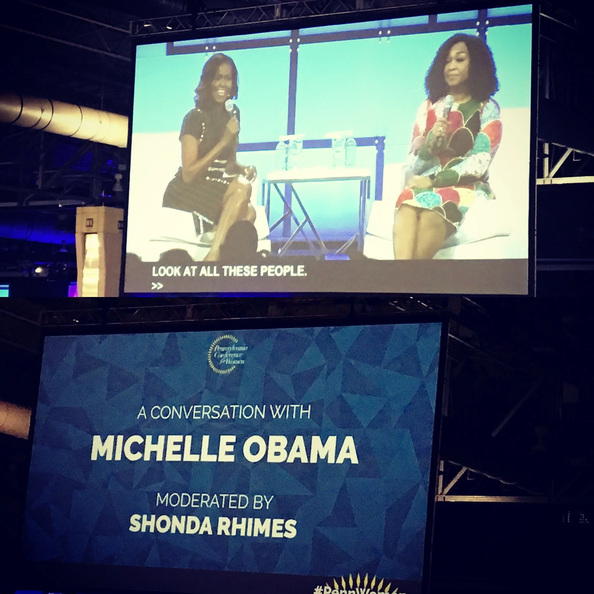 Former First Lady Michelle Obama & Shonda Rhimes provided advice, laughs, and truths that we will not soon forget!