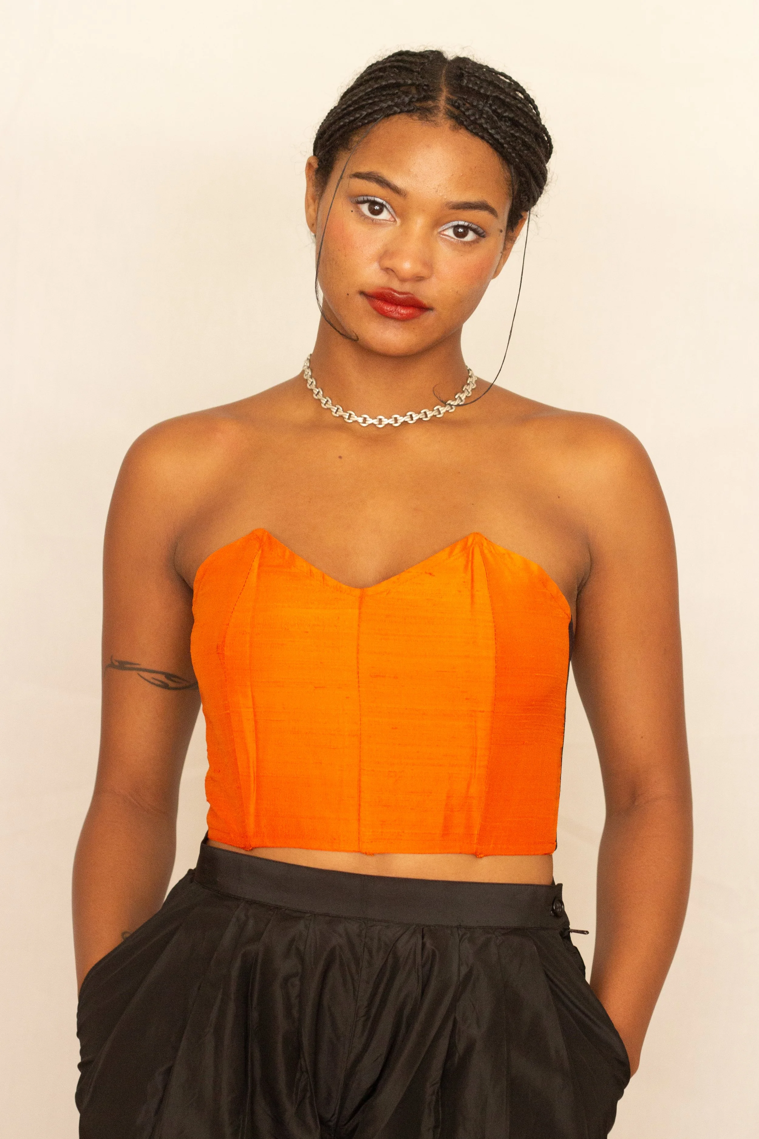 orange silk busiter and necklace (2 of 5).jpg