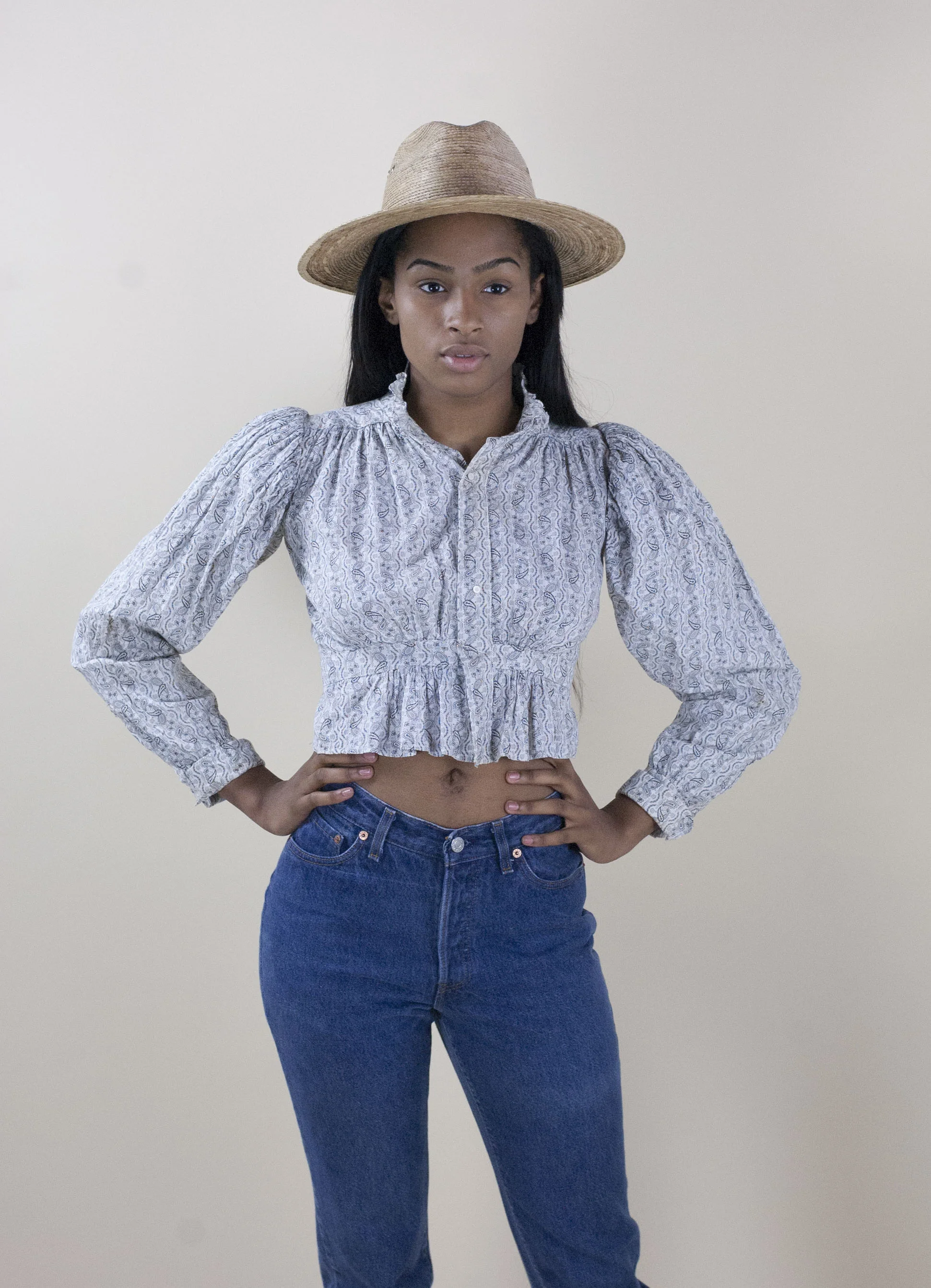 Wayward Collection Victorian Calico Blouse