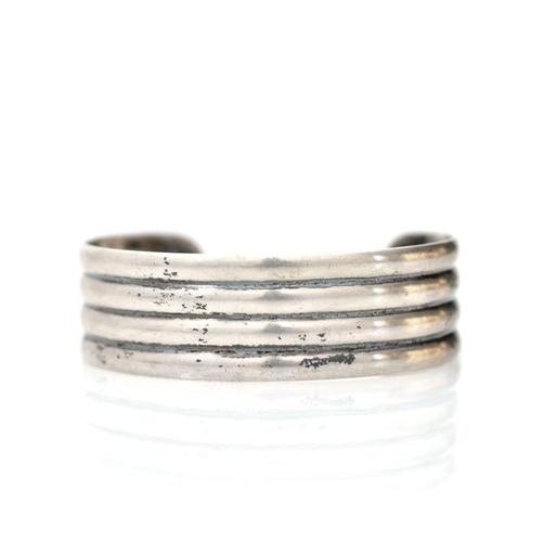 Sterling Silver Minimalist Cuff - Marteau