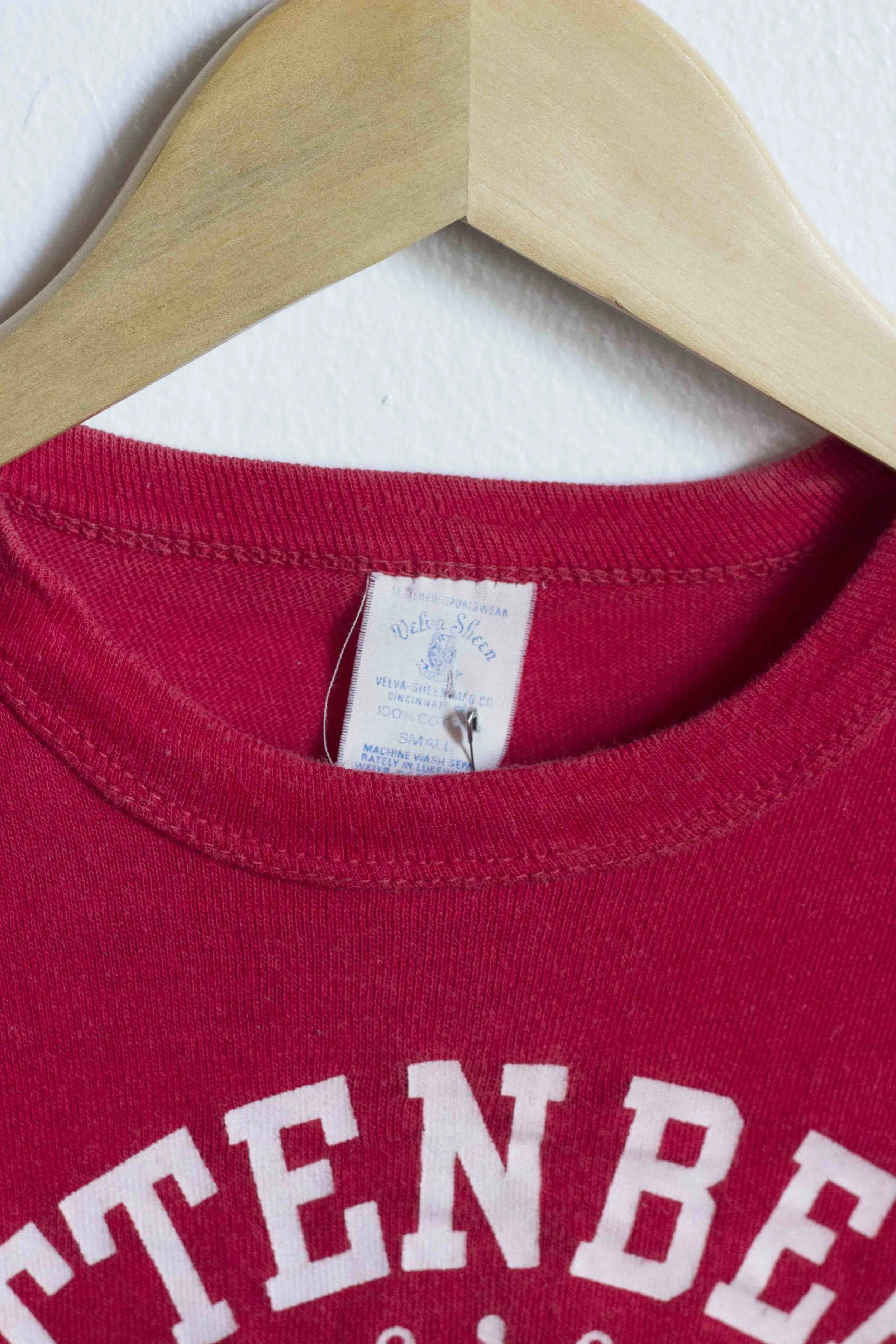 1970s Wittenberg Ohio NCAA Football Championship Tee// Size Small Medium