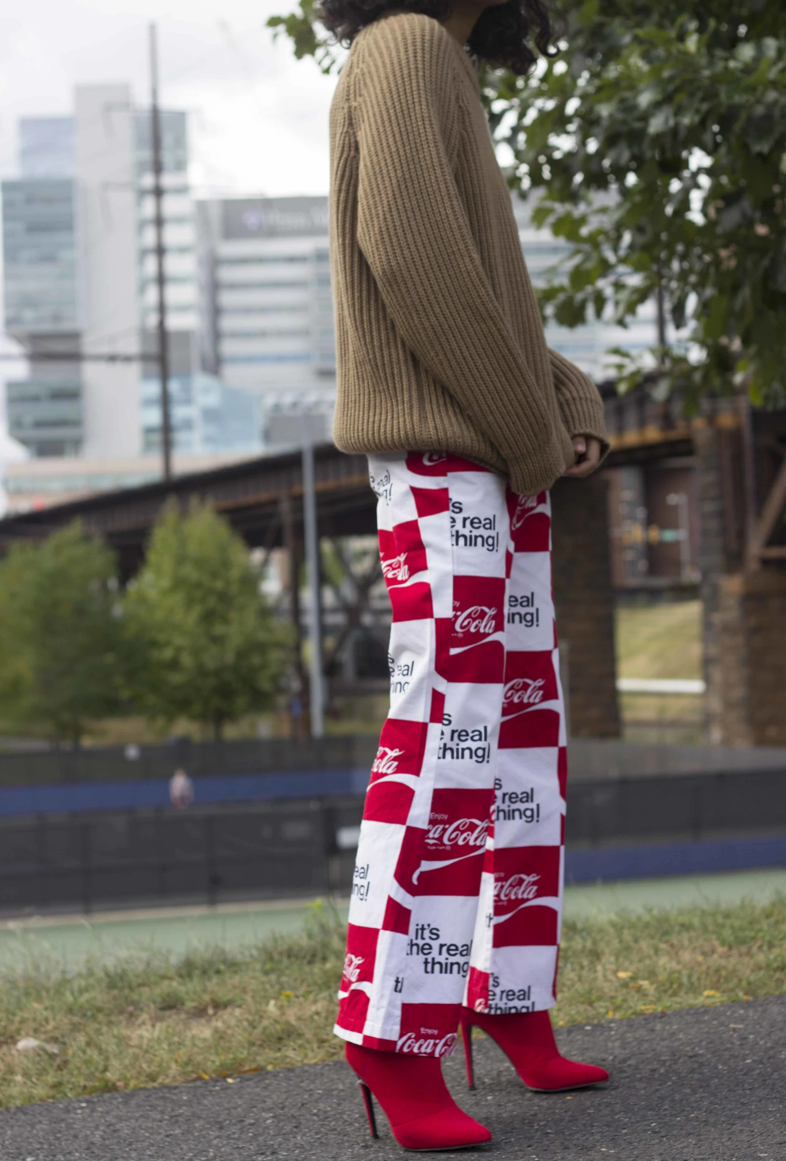 1960s British Knit and 1960s Coca Cola Print Pants