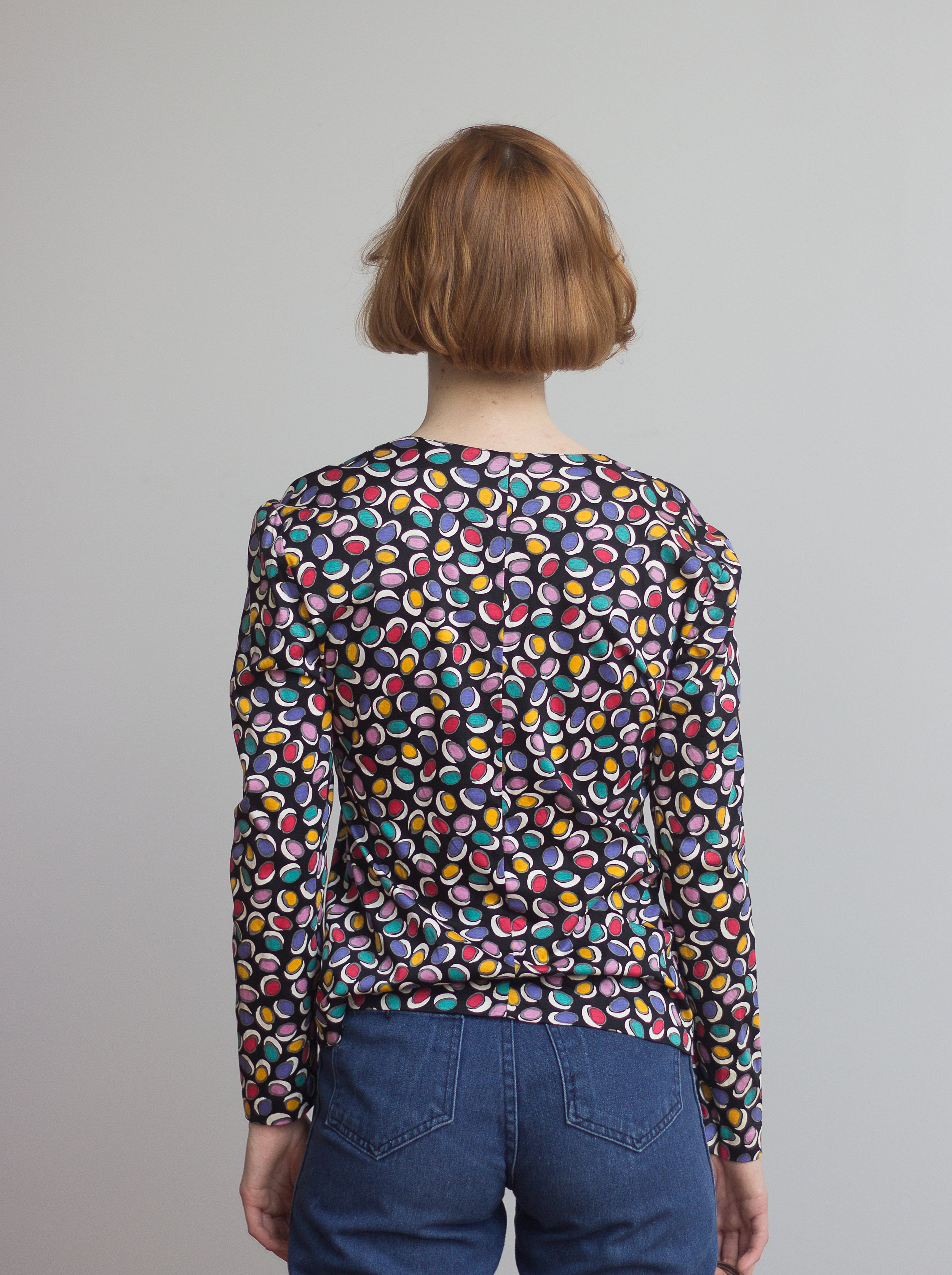 1980s Scalera Cotton Blouse