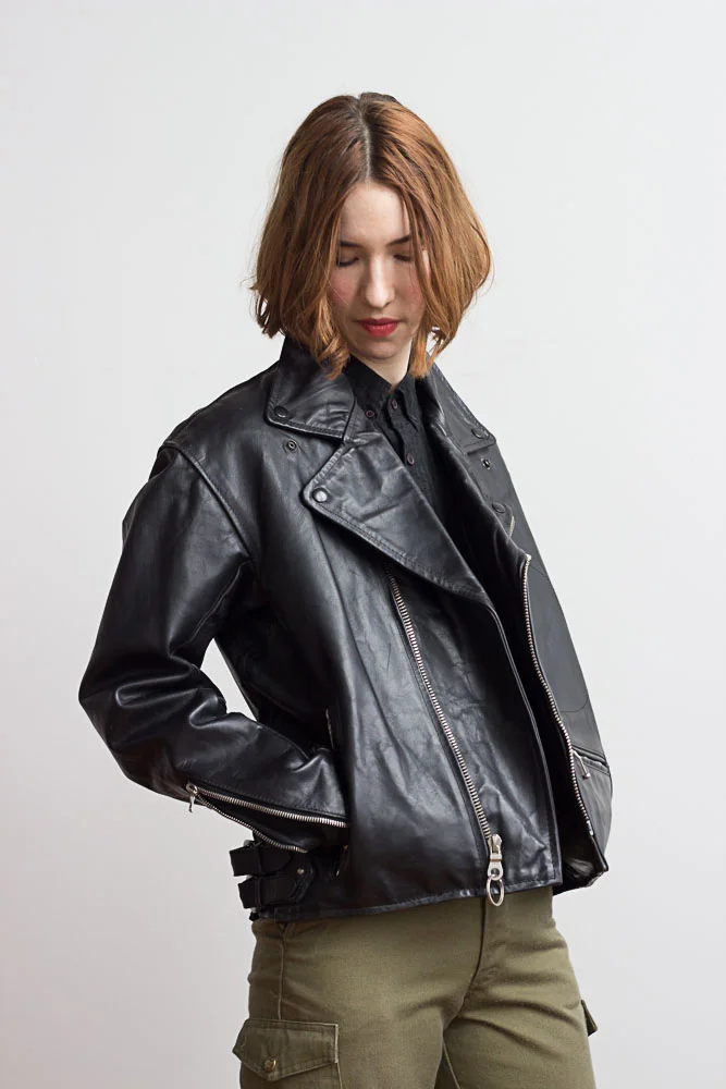 1980s Vanson Horsehide Motorcycle Jacket