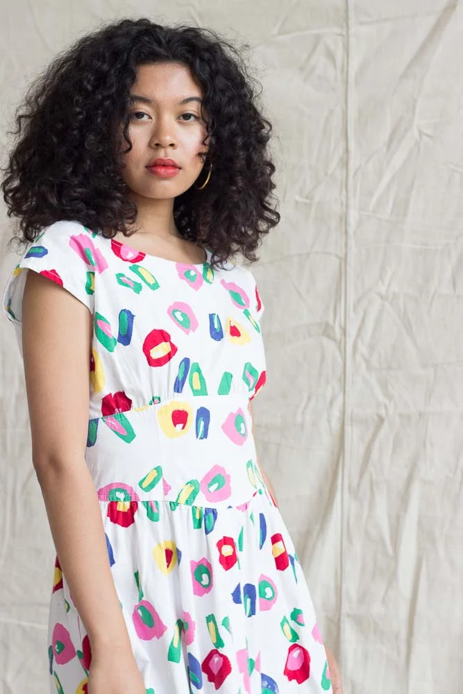 1980s Lanz Original Cotton Dress