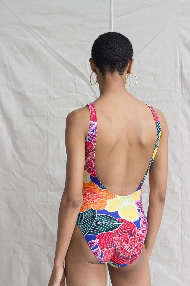 1980s Tropicalia Maillot