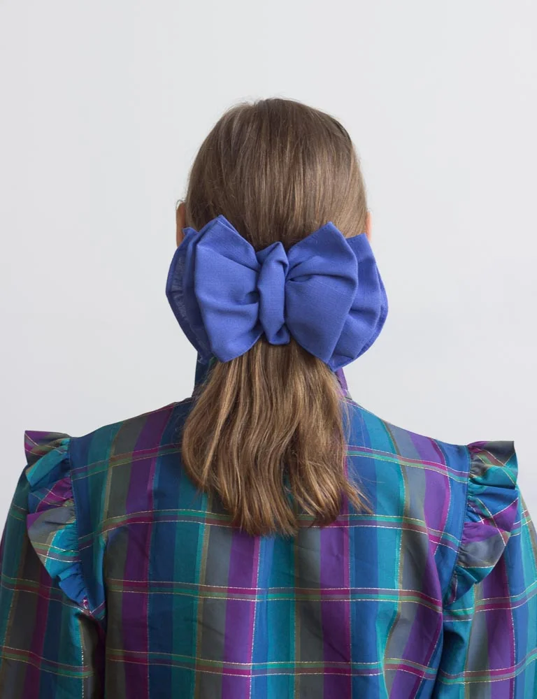 Blue Hair Bow