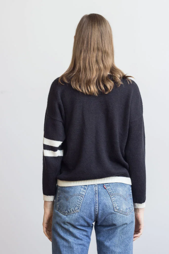 1980s Sporty Mohair Sweater
