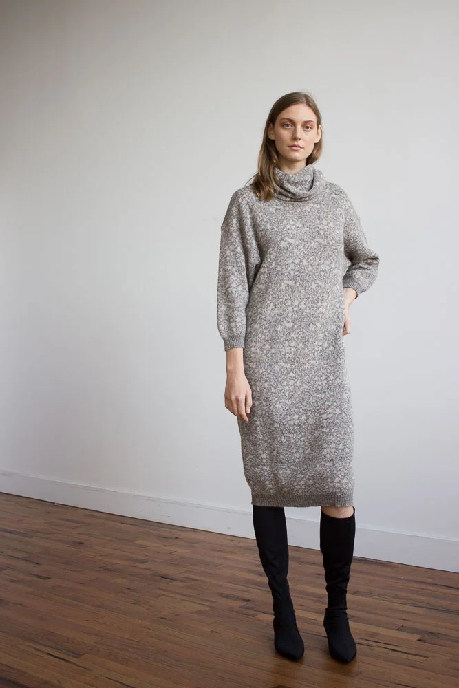 1980s Italian Knit Sweater Dress