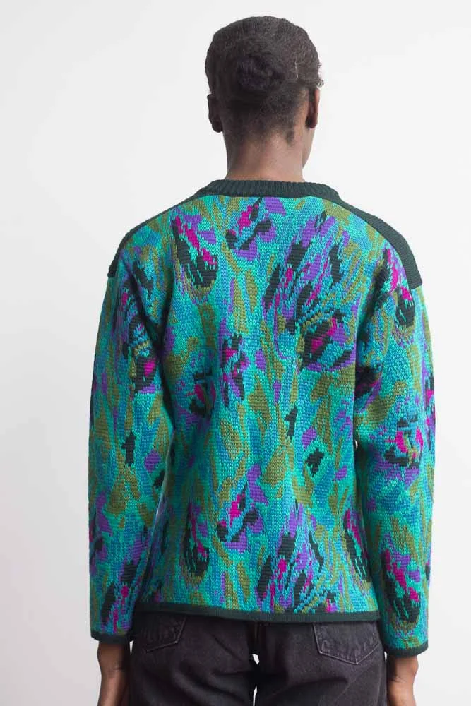 1980s YSL Intarsia Pullover