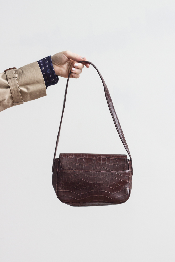 1990s Espresso Croc Baguette