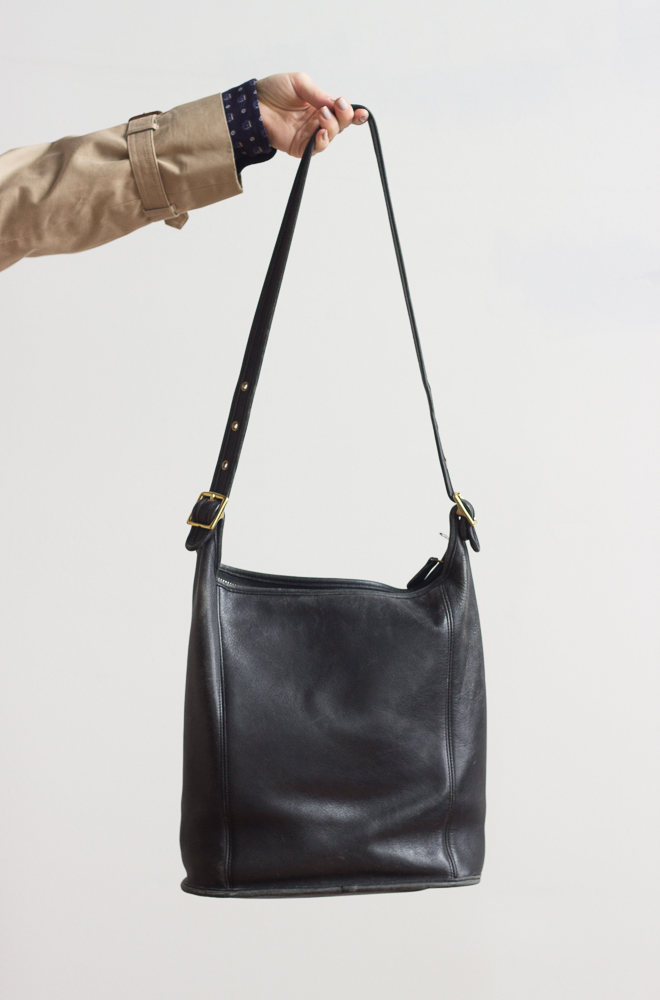 1980s Coach Slim Bucket Bag