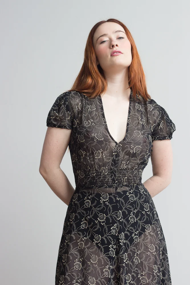1990s Anna Sui Chiffon Dress  Wayward Collection