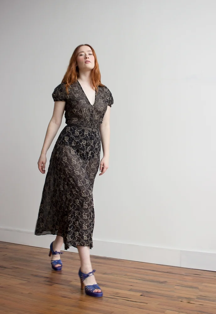1990s Anna Sui Chiffon Dress  Wayward Collection