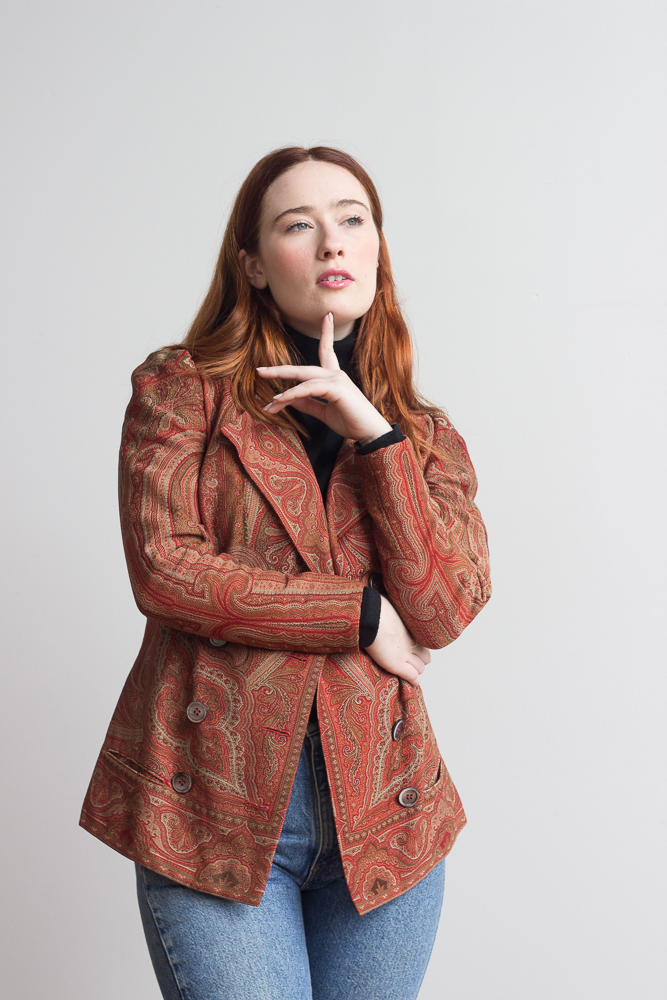 Early 1900s Paisley Riding Jacket