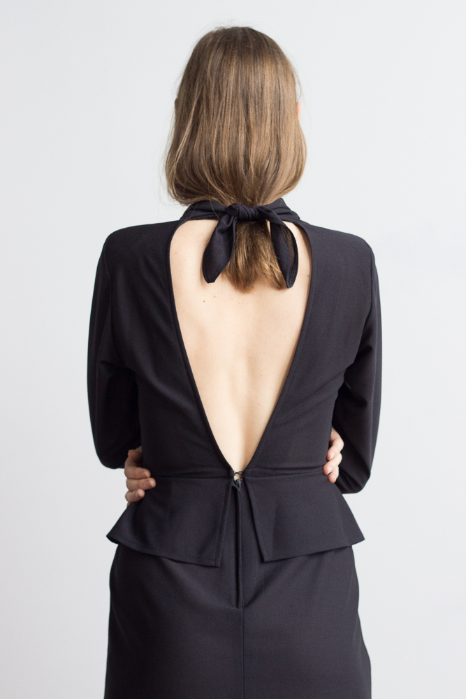 1970s Radley of London Backless Dress