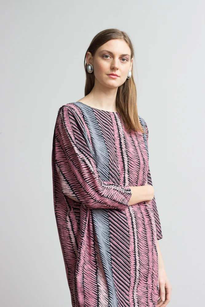 1980s Backless Smock Dress