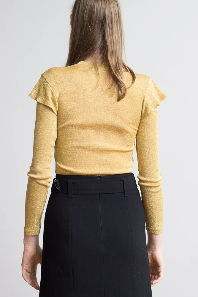 Ultra Rare 1970s David Bowie Space Oddity Lurex Top