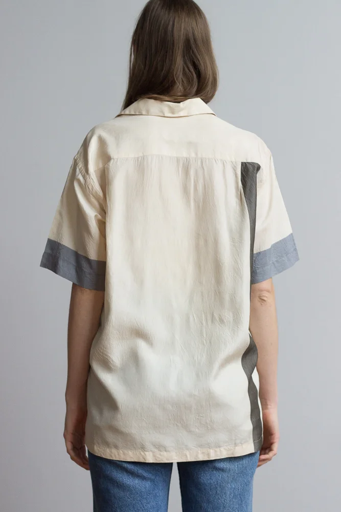 1980s Oleg Tomboy Silk Shirt