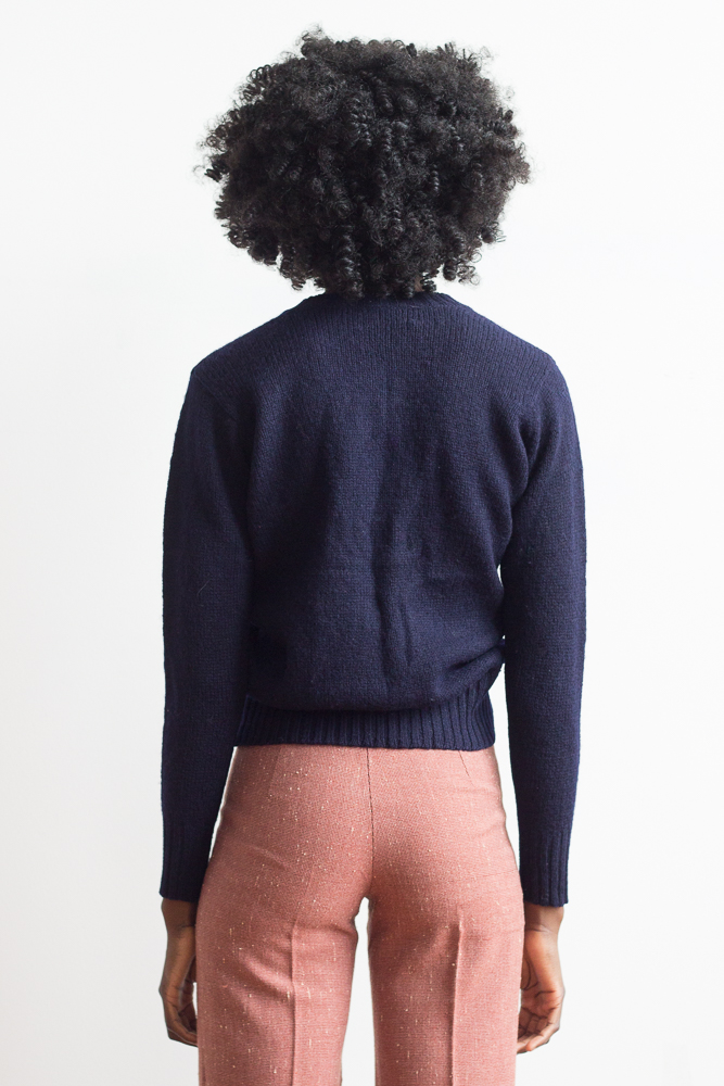 1970s Pringle of Scotland Shetland Cropped Sweater