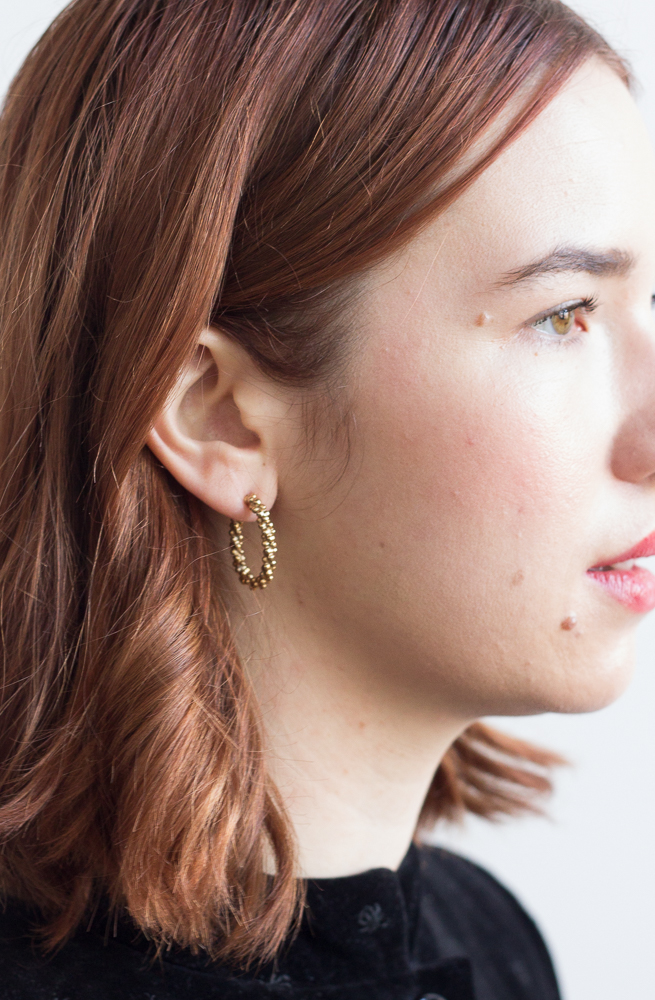 1980s Deadstock Textured Hoops