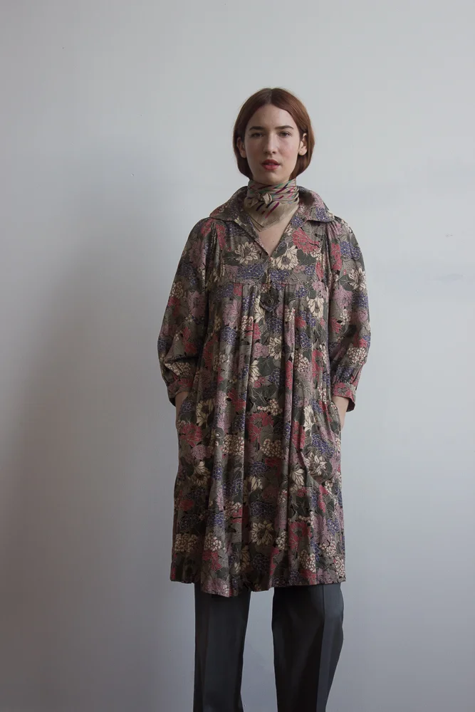 1980s Emerald Pleated Track Jacket